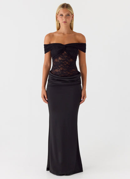 Either Way Maxi Dress - Black