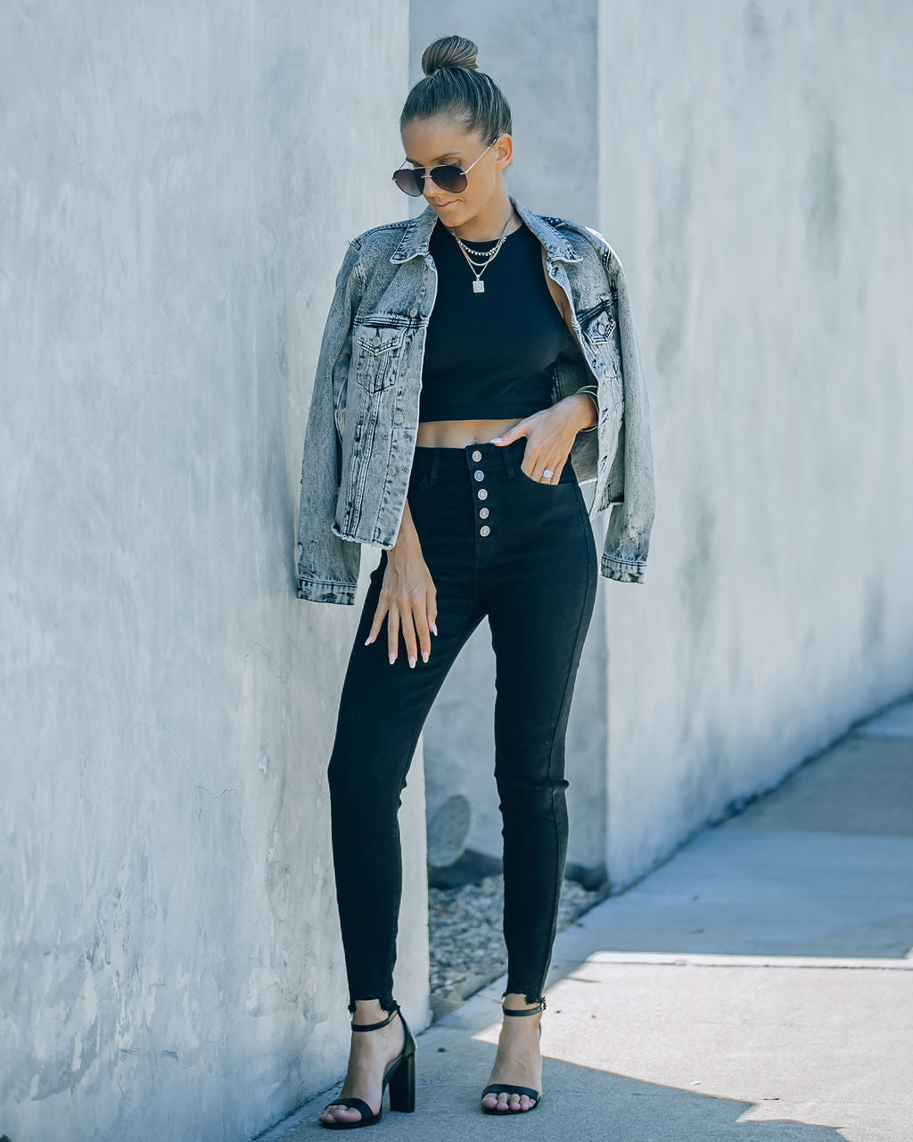 Big Easy High Rise Black Skinny