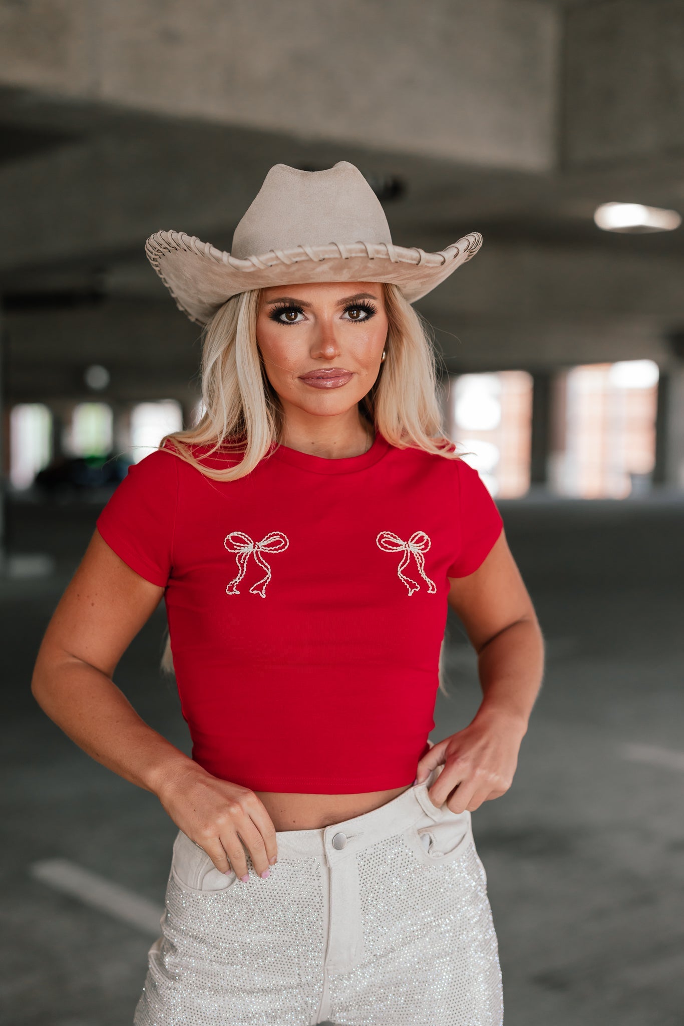 Put A Bow On It Baby Tee