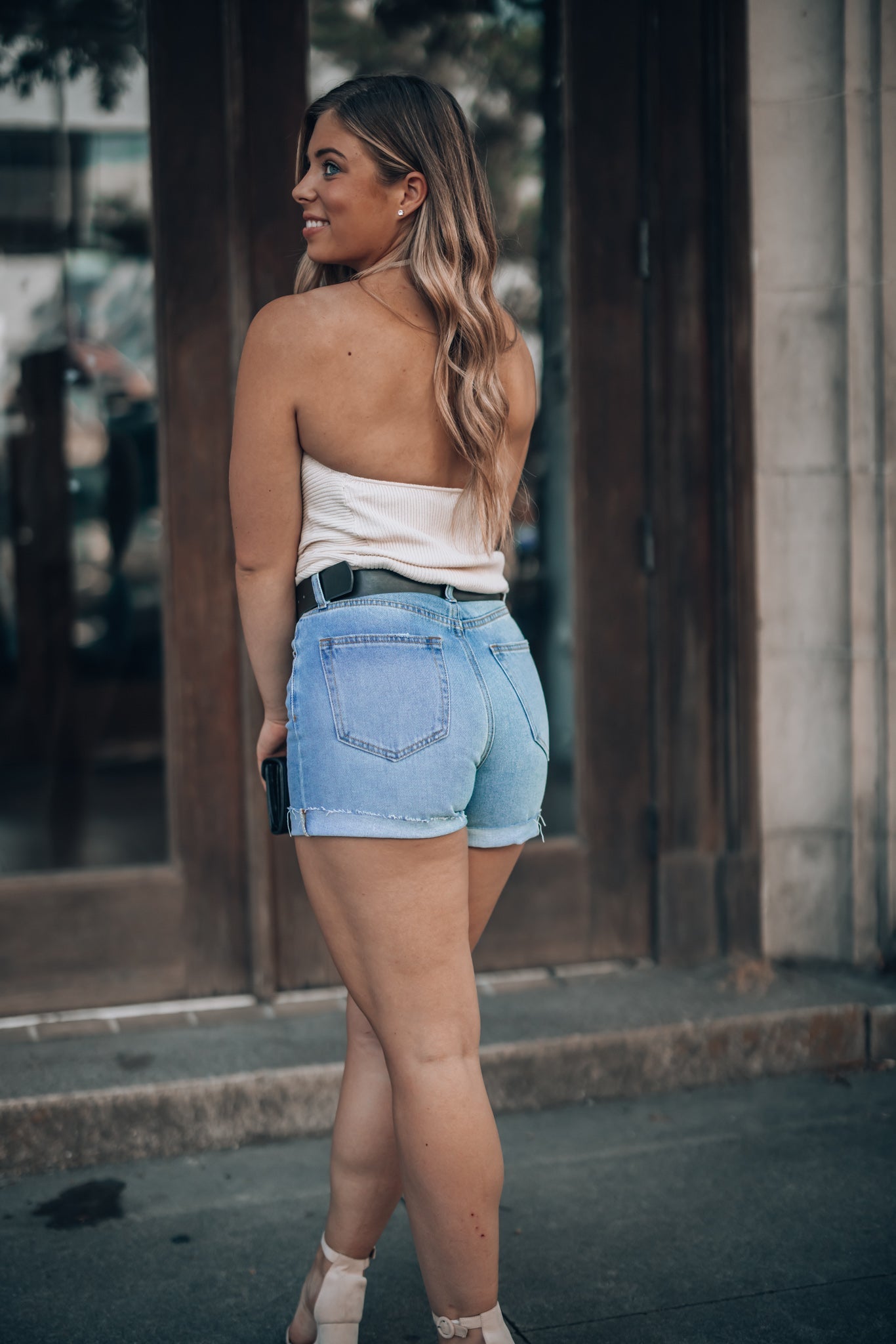 Talk To Me Cuffed Shorts FINAL SALE