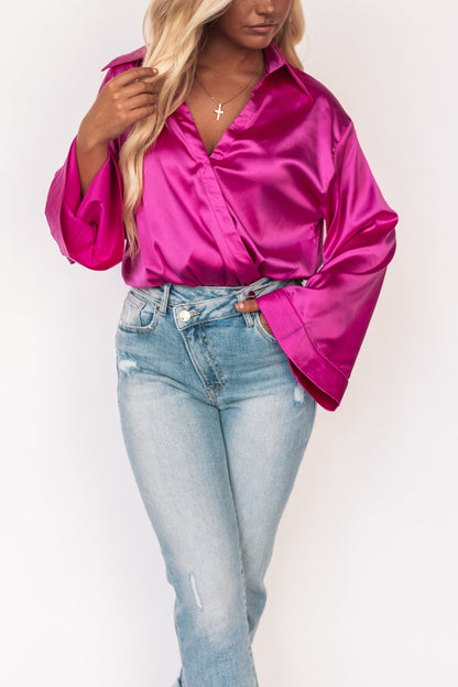 Ibiza Satin Bodysuit FINAL SALE