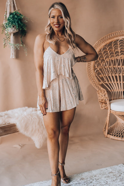 Starlet Romper (Nude) FINAL SALE