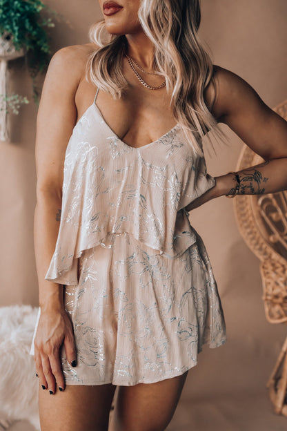 Starlet Romper (Nude) FINAL SALE
