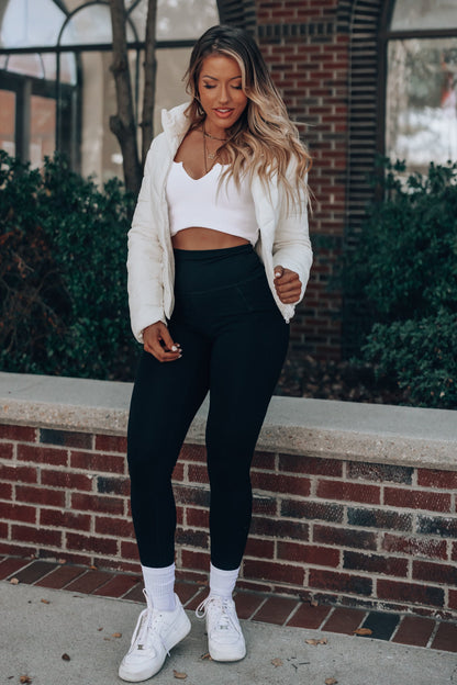 Level Up Premium Leggings (Black) FINAL SALE