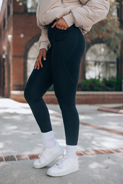 Level Up Premium Leggings (Black) FINAL SALE