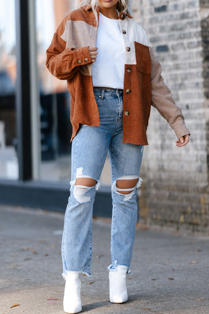 Patchwork Corduroy Jacket FINAL SALE