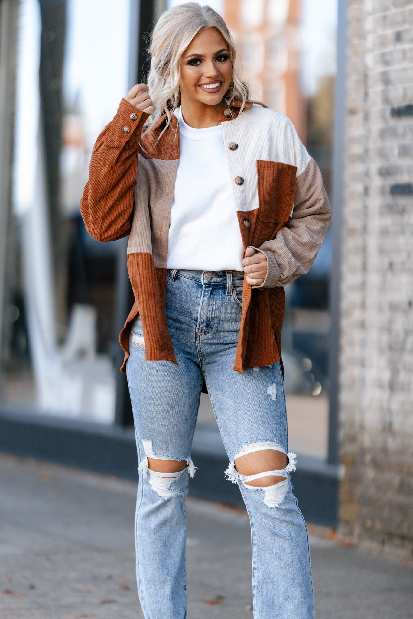 Patchwork Corduroy Jacket FINAL SALE
