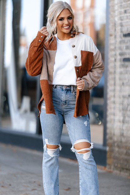 Patchwork Corduroy Jacket FINAL SALE