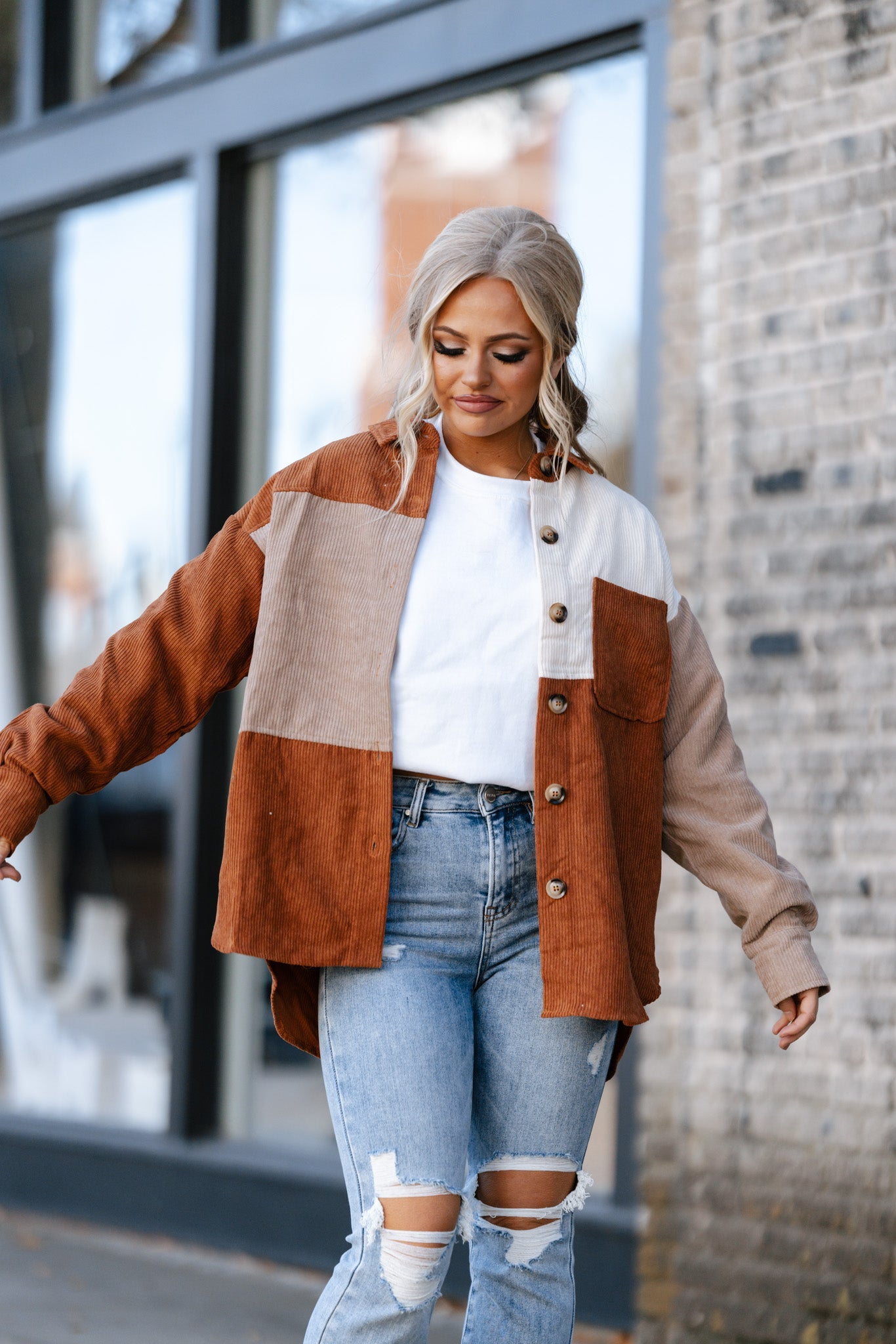 Patchwork Corduroy Jacket FINAL SALE