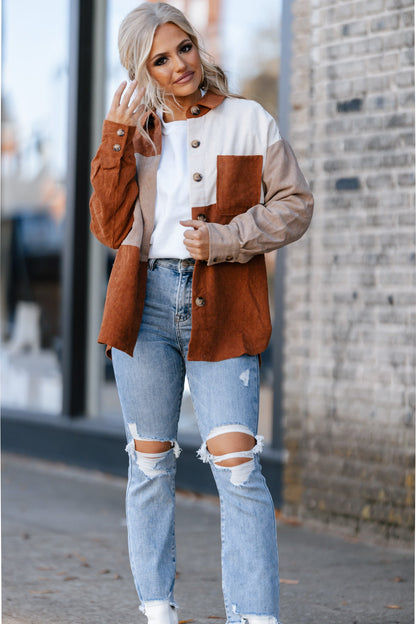 Patchwork Corduroy Jacket FINAL SALE