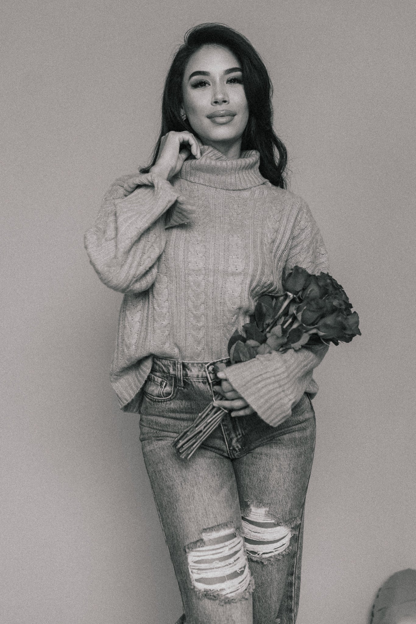 Forever Yours Knit Sweater (Rose)