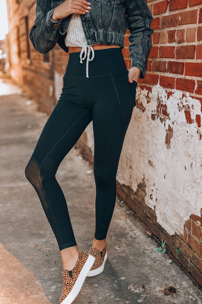 Level Up Premium Leggings (Black) FINAL SALE