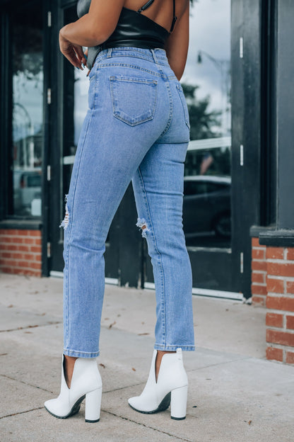 Dream On Distressed Boyfriend Jeans FINAL SALE