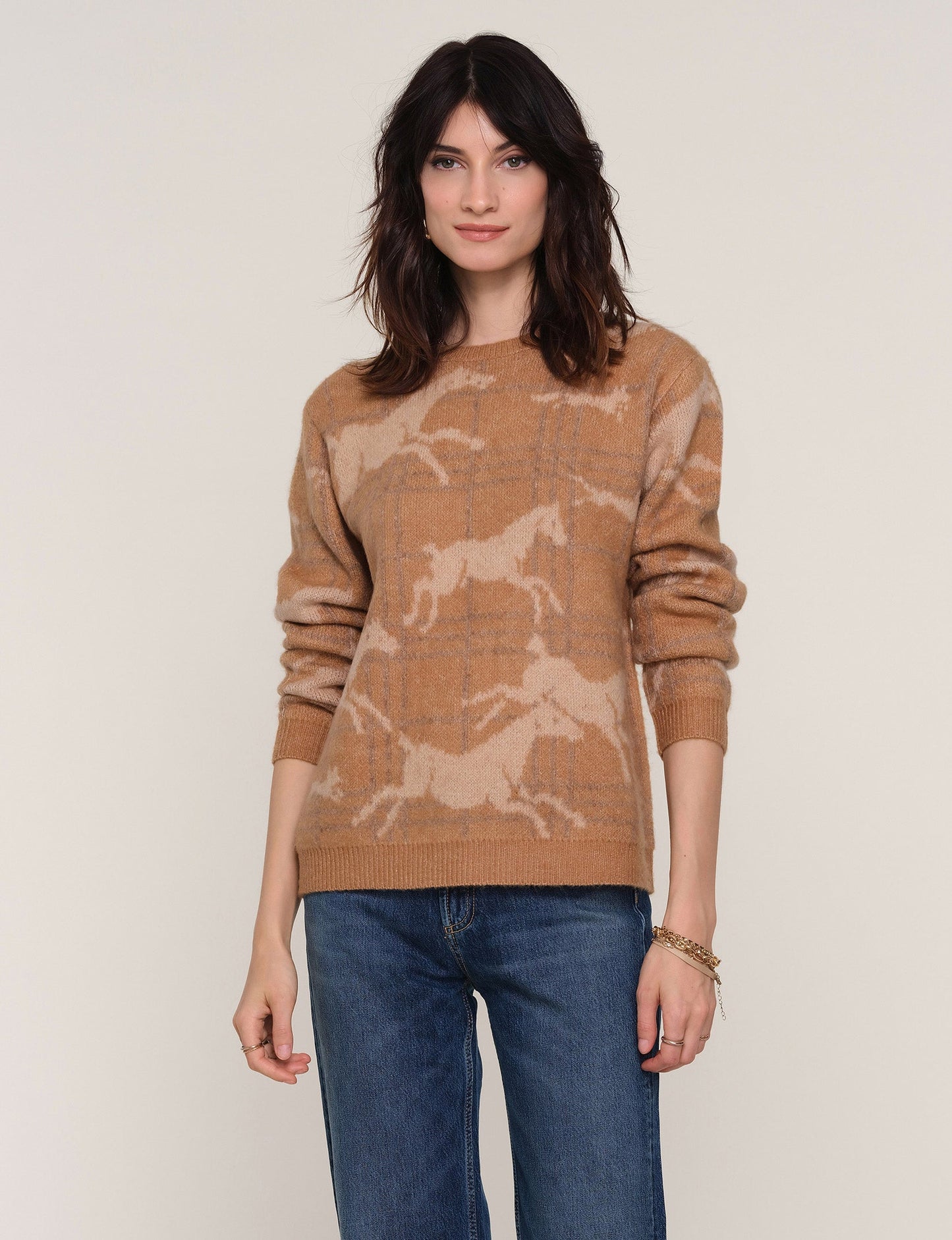 cerise sweater