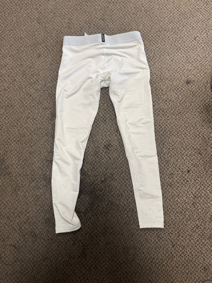 Used Nike Pro Dri-Fit White Compression Pants Men's Medium