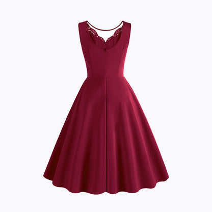 Crush On You Lace Bust Skater Dress