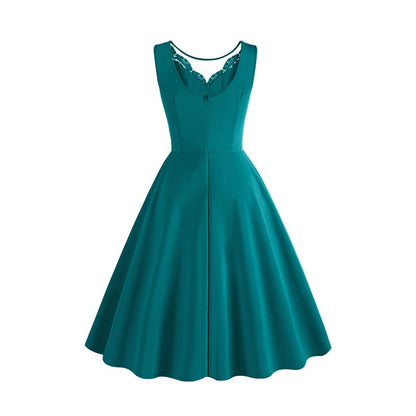 Crush On You Lace Bust Skater Dress