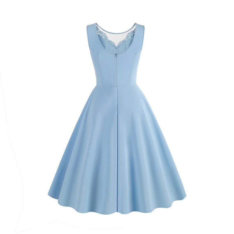 Crush On You Lace Bust Skater Dress