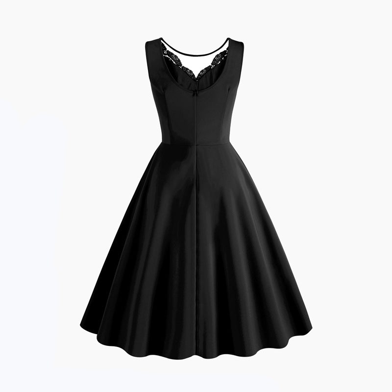 Crush On You Lace Bust Skater Dress