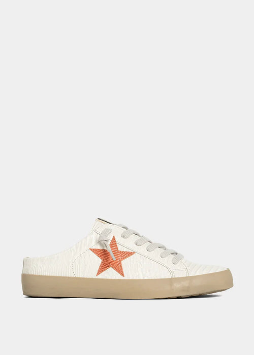 Shu Shop Polka Bone Lizard Slide Sneaker