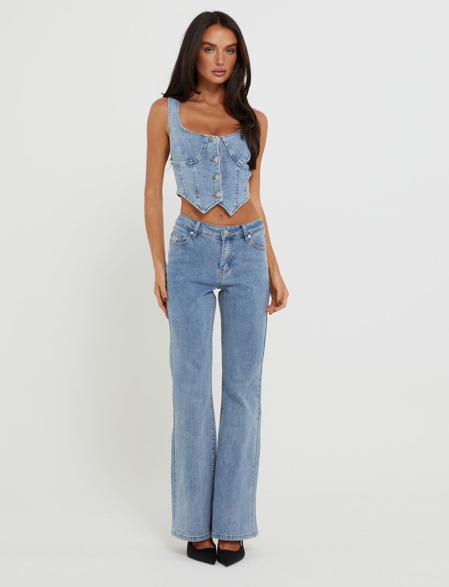 TATYANA JEANS - BLUE : LIGHT WASH : LIGHT DENIM