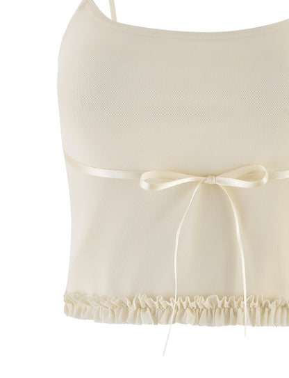 MAISIE TOP - YELLOW : PALE YELLOW