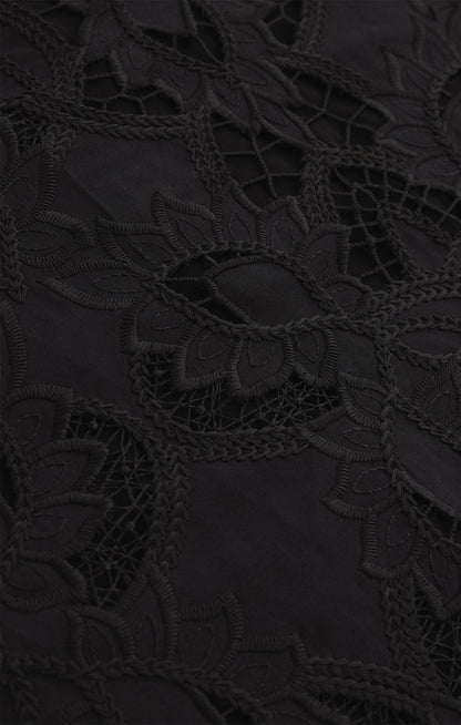 Siren Embroidered Mini Skirt