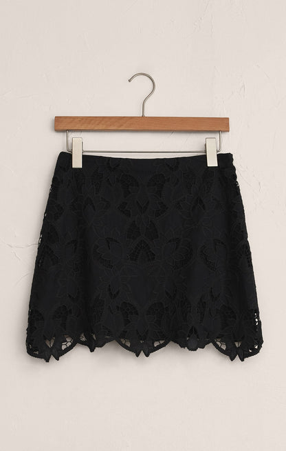 Siren Embroidered Mini Skirt