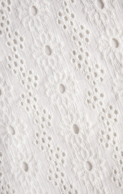 Bria Eyelet Midi Skirt