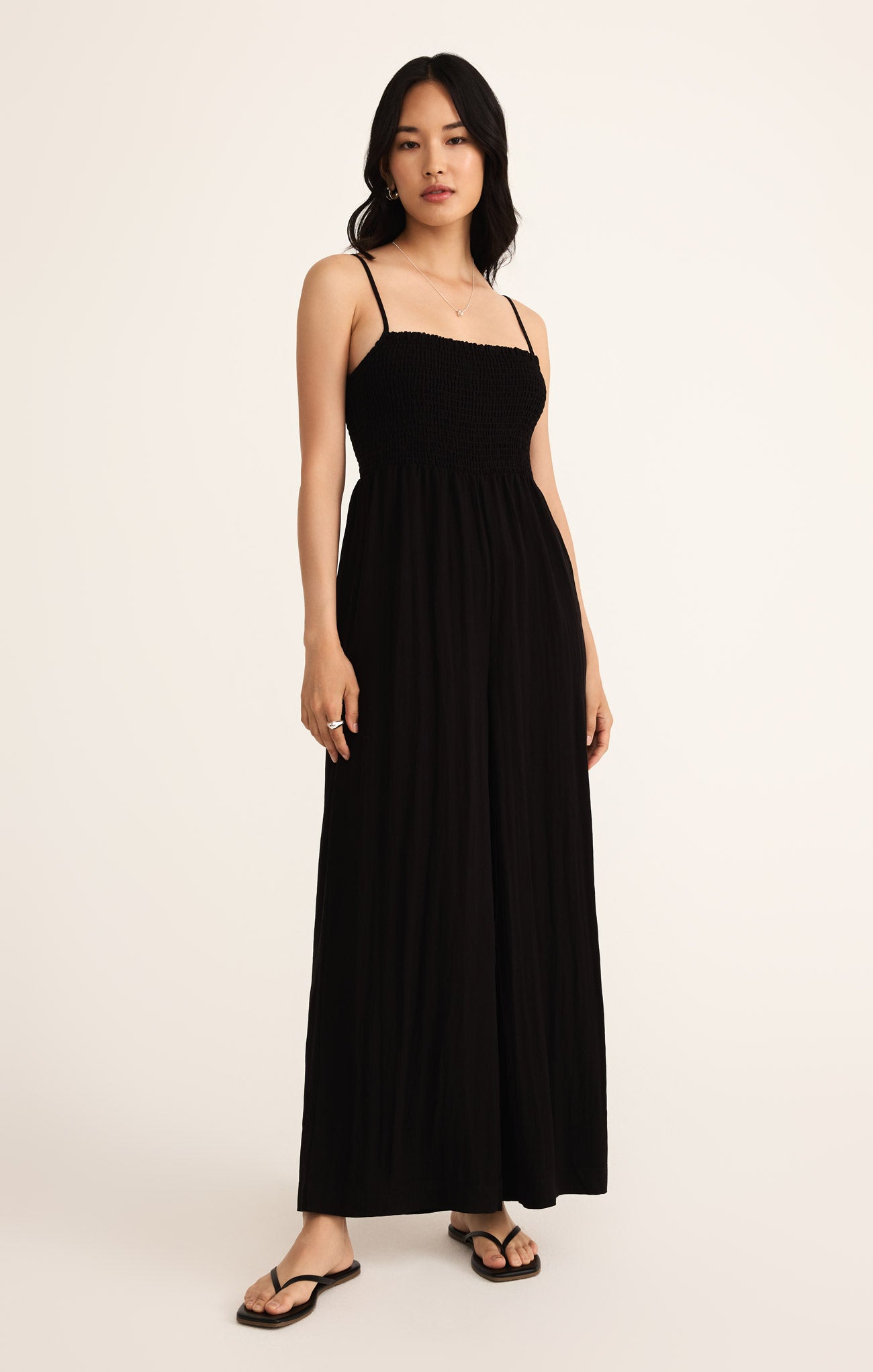 Beachside Smocked Jumpsuit