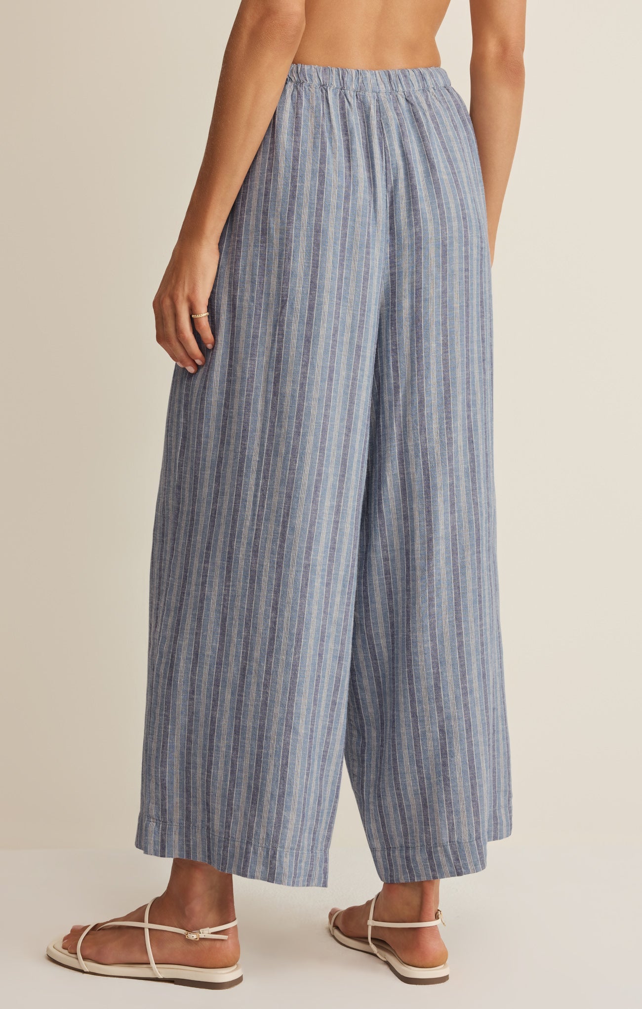 The Perfect Striped Linen Pant