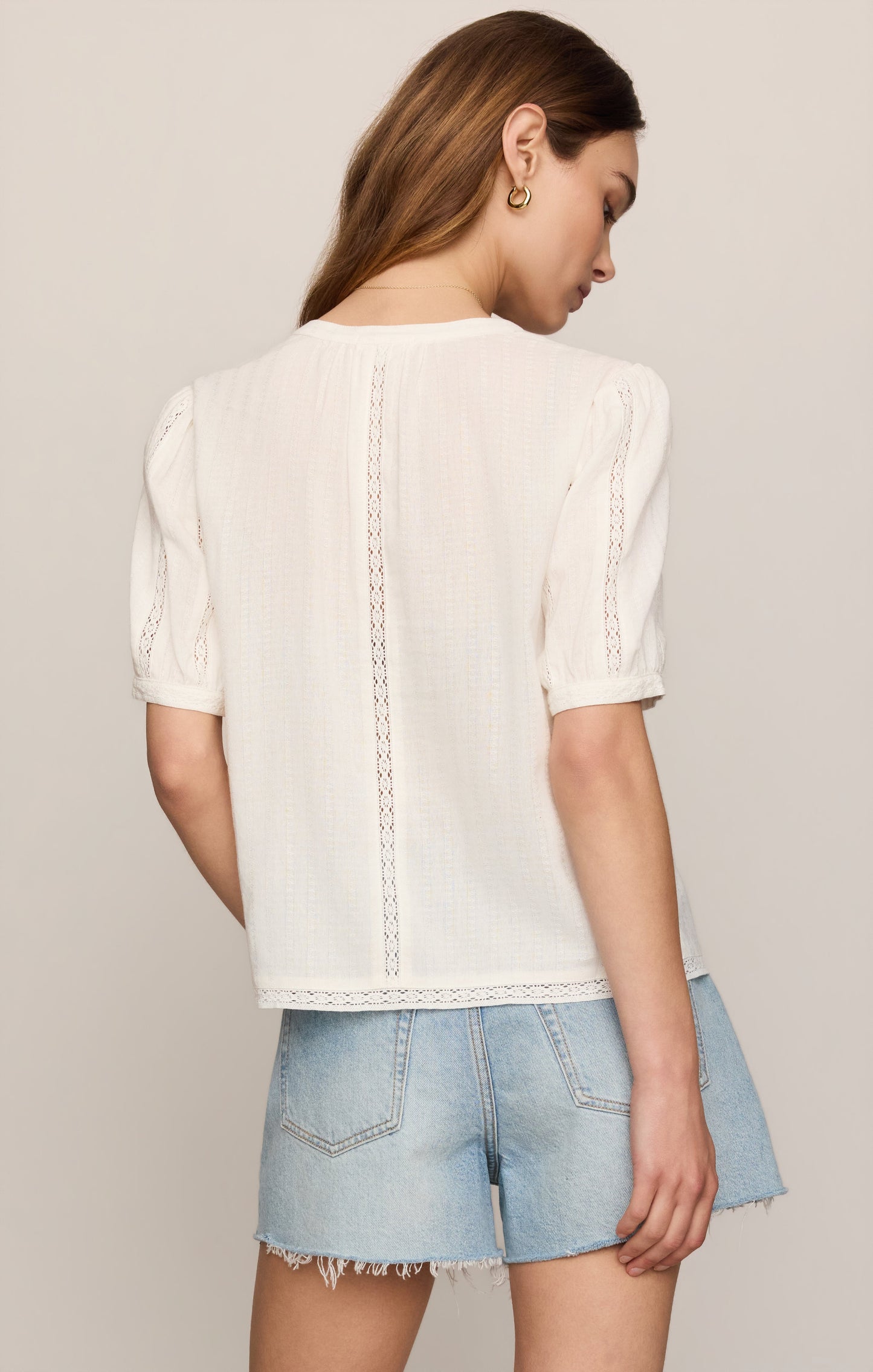 Camille Lace Inset Top