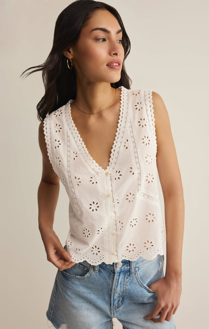 Darcy Eyelet Tank