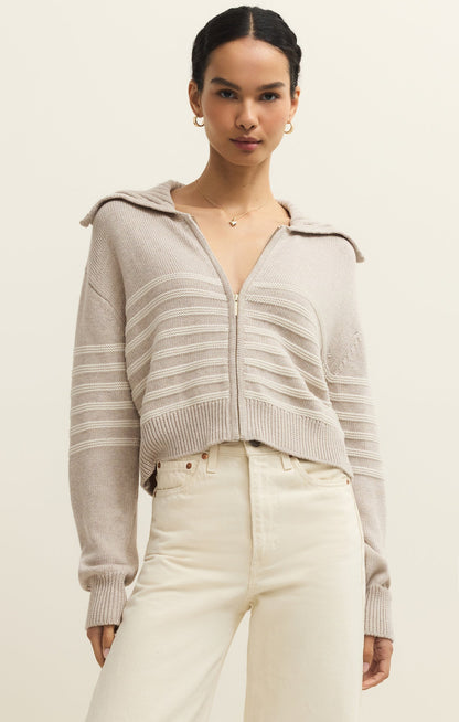 Kovac Cropped Sweater Jacket