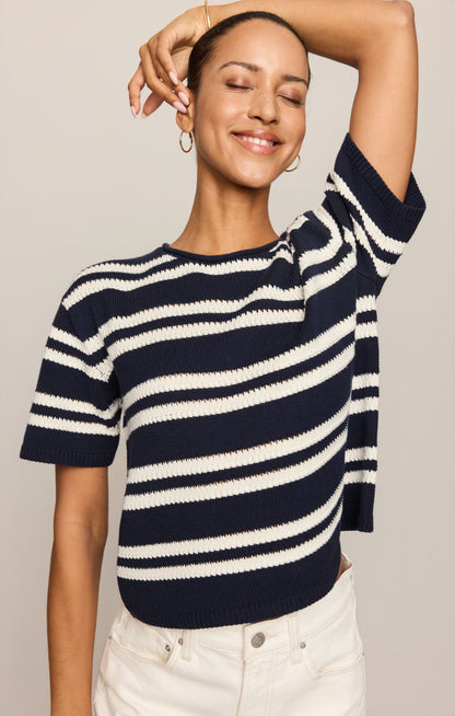 Prado Stripe Sweater Top