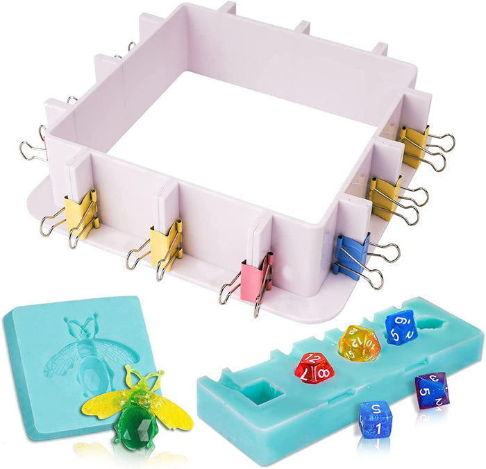 Adjustable Mold Housing for Silicone Molds Making(24pcs）