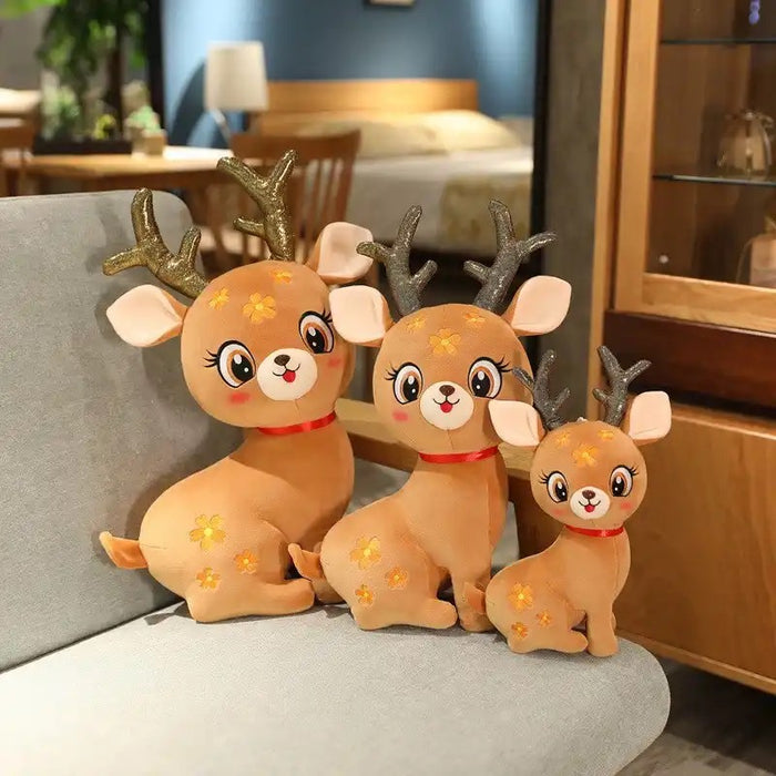 Adorable Plush Christmas Reindeer