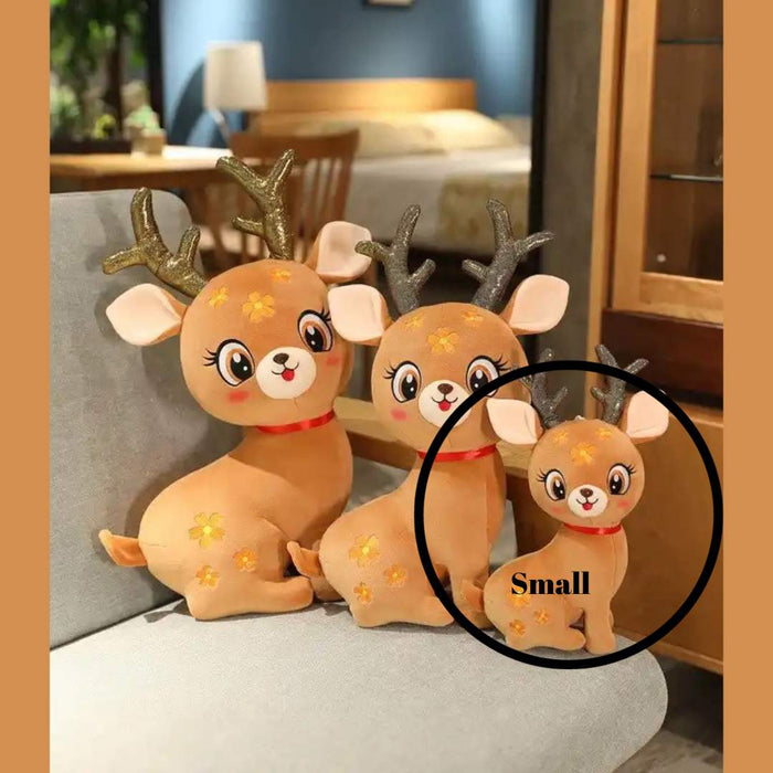 Adorable Plush Christmas Reindeer