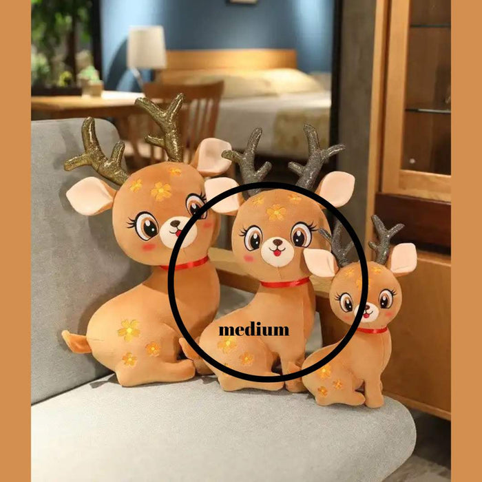 Adorable Plush Christmas Reindeer