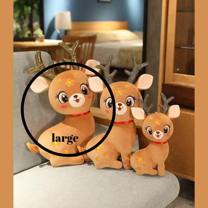 Adorable Plush Christmas Reindeer