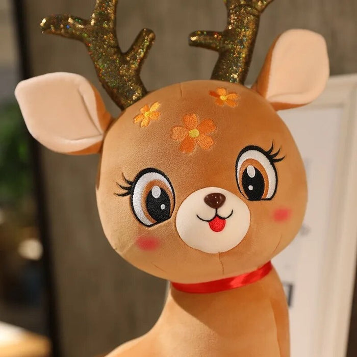 Adorable Plush Christmas Reindeer
