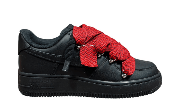 Nike Air Force 1 Black Red Lanvin Rope NIKE Air Force 1
