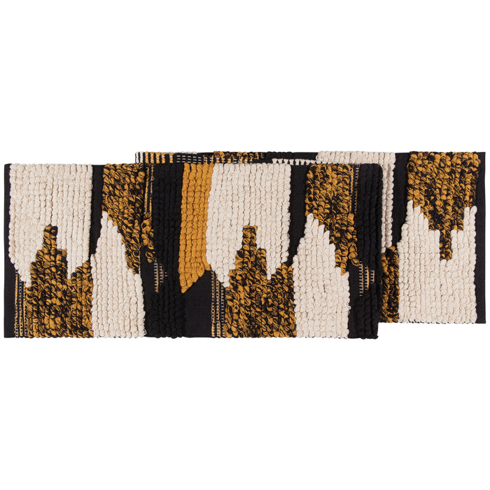 Align Ochre Black Table Runner 60 inches