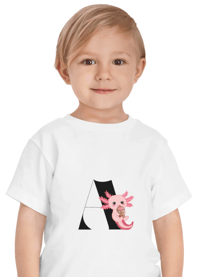 Alphabet Adventures: A is for Axolotyl! ✨ Toddler T-Shirt - Whippie's