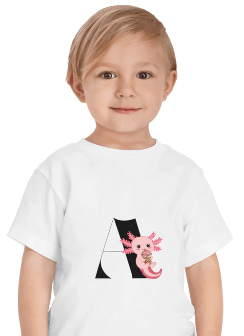 Alphabet Adventures: A is for Axolotyl! ✨ Toddler T-Shirt - Whippie's