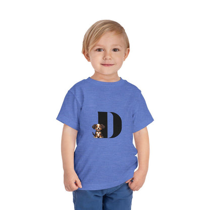 Alphabet Adventures: Letter D - Dog Toddler T-shirt - Whippie's