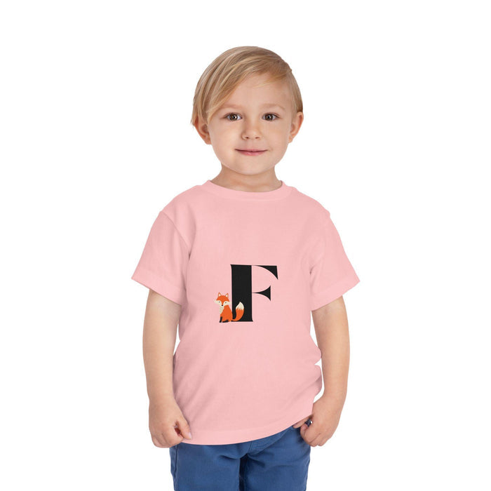 Alphabet Adventures: Letter F - Fox Toddler T-shirt - Whippie's