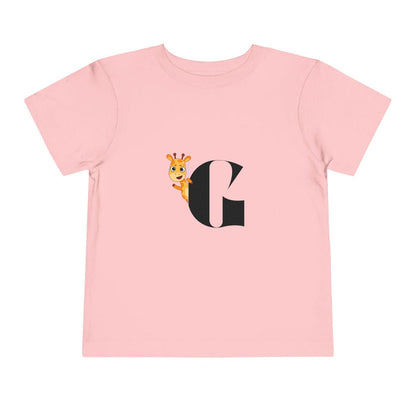 Alphabet Adventures: Letter G - Giraffe Toddler T-shirt - Whippie's
