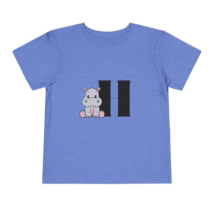 Alphabet Adventures: Letter H - Hippo Toddler T-shirt - Whippie's