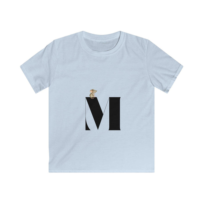 Alphabet Adventures: Letter M - Mouse Youth T-Shirt - Whippie's